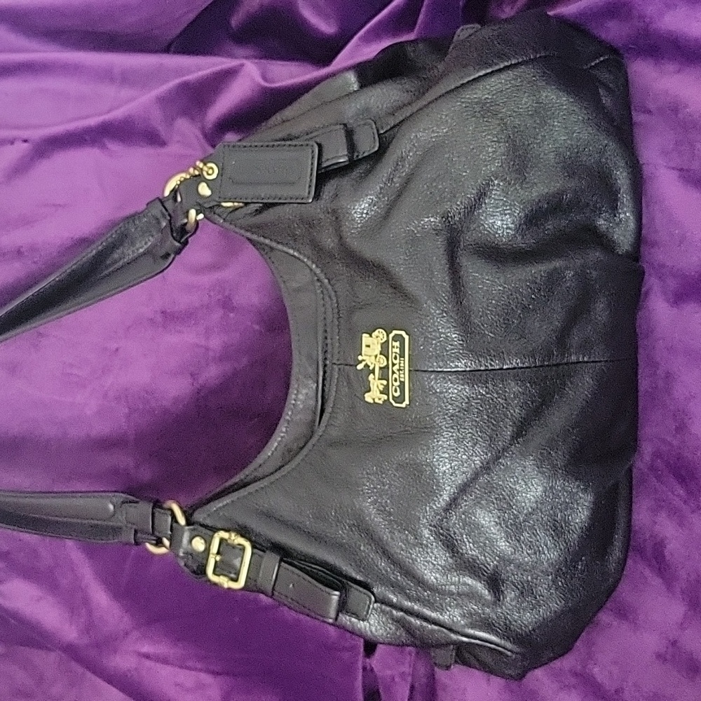 Madison Maddie Black Leather